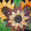 QQ910 Woolly Sunflowers Bag - Image 4