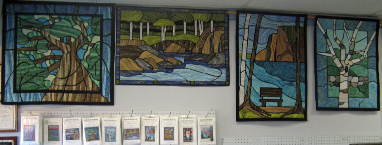 Ruth’s Great Shop Behind the cash at Flair With fabrics